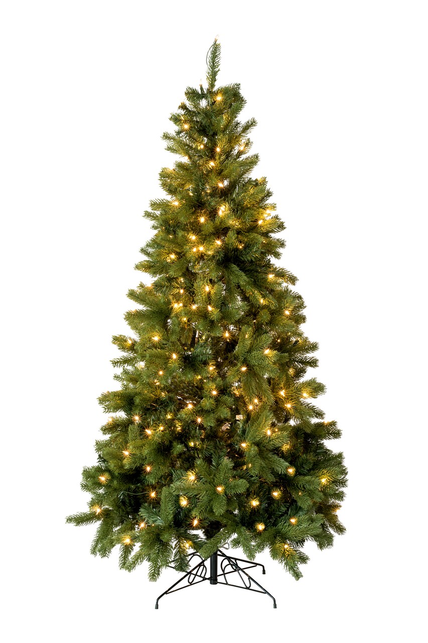 Perfect Holiday 6ft Pre-lit Nobel Fir Artificial Christmas Tree
